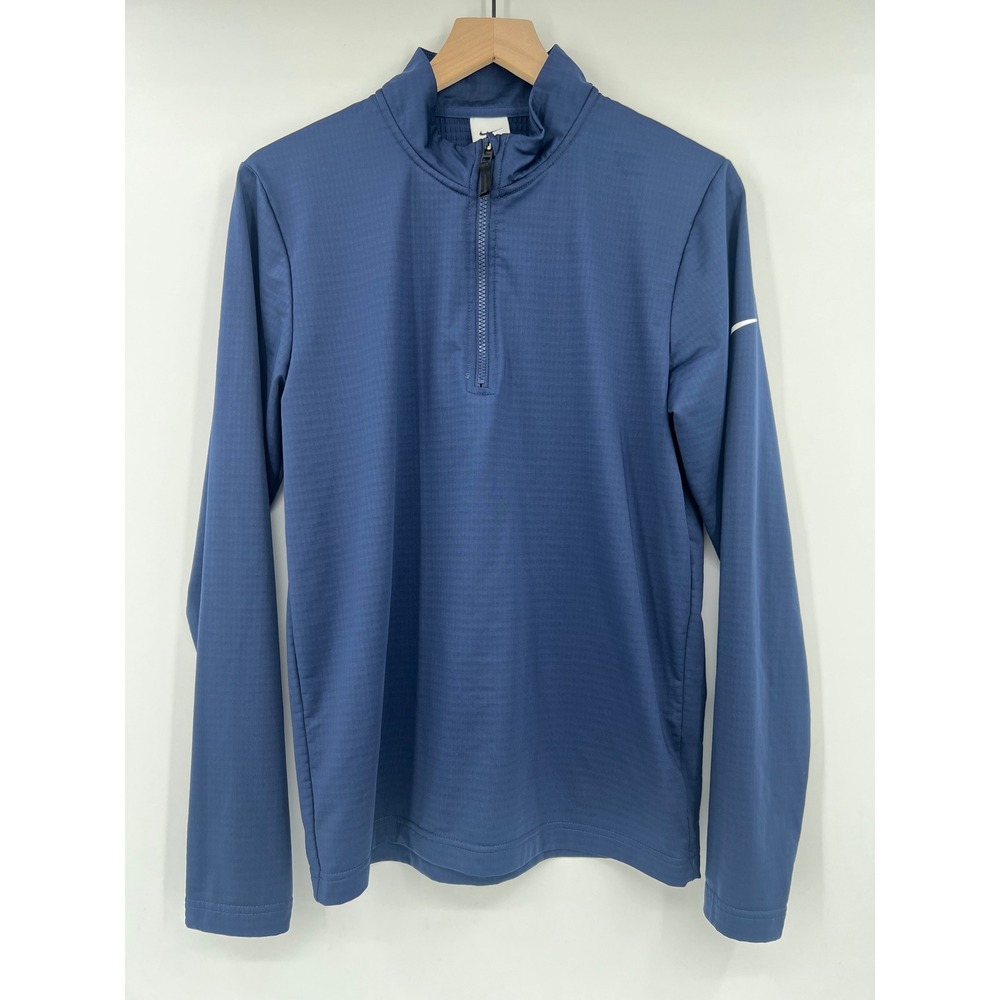 Nike Golf Victory 1/2 Zip Pullover Small S Navy Blue Dri-FIT Sportswear